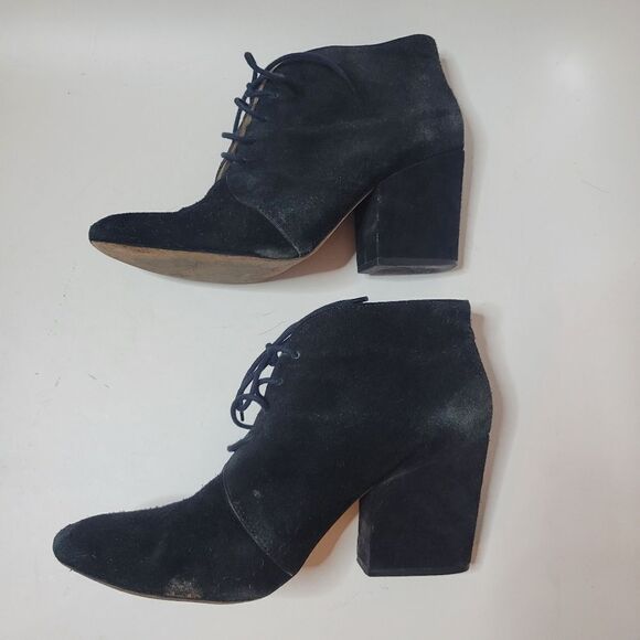 Kate Spade Suede Heeled Ankle Boots - Picture 7 of 15